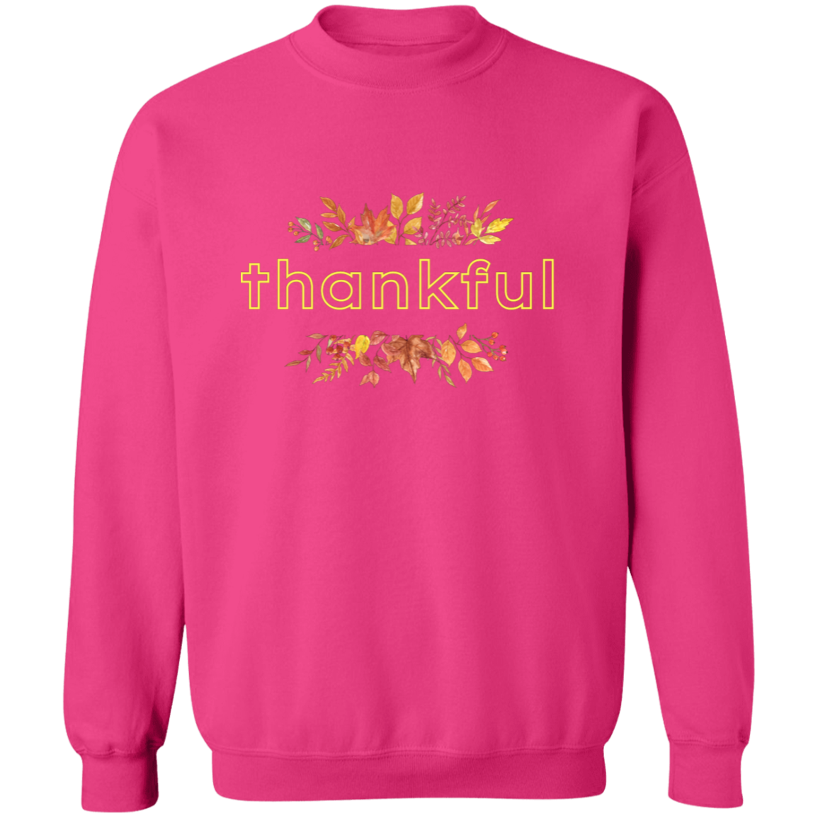 Thanksgiving Thankful Pullover Sweatshirt