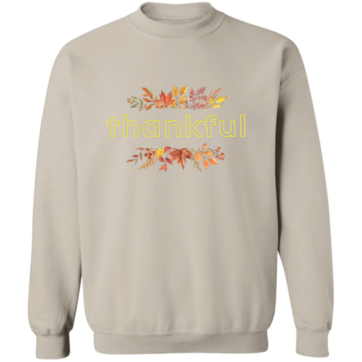 Thanksgiving Thankful Pullover Sweatshirt
