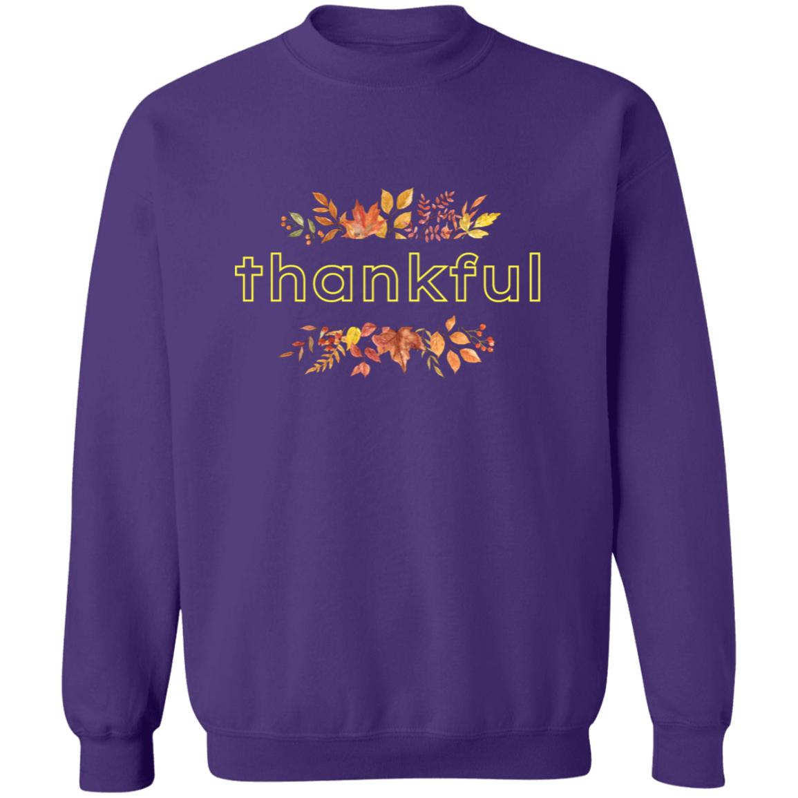 Thanksgiving Thankful Pullover Sweatshirt