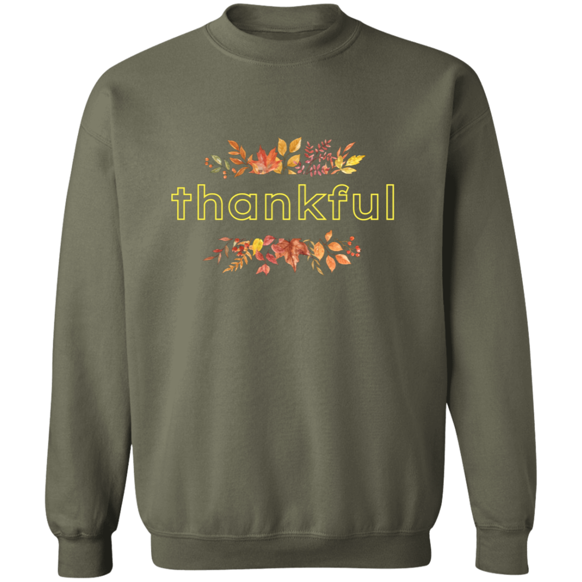 Thanksgiving Thankful Pullover Sweatshirt