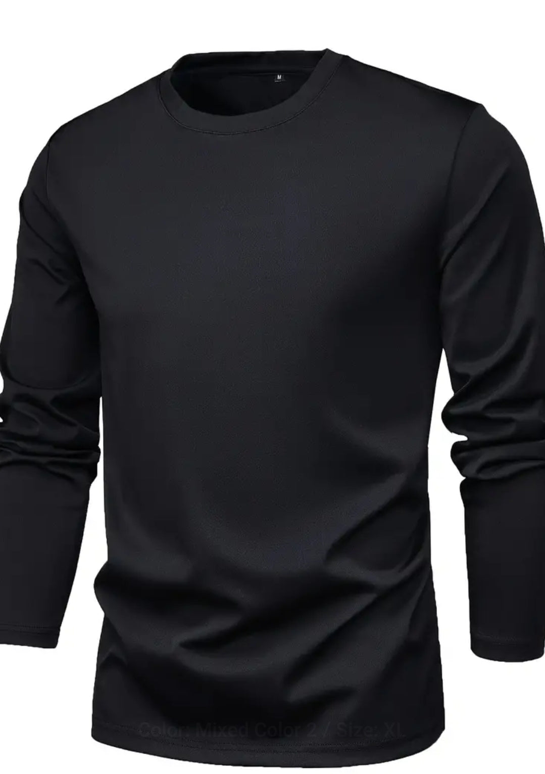 Long Sleeve Crew Neck T-Shirt
