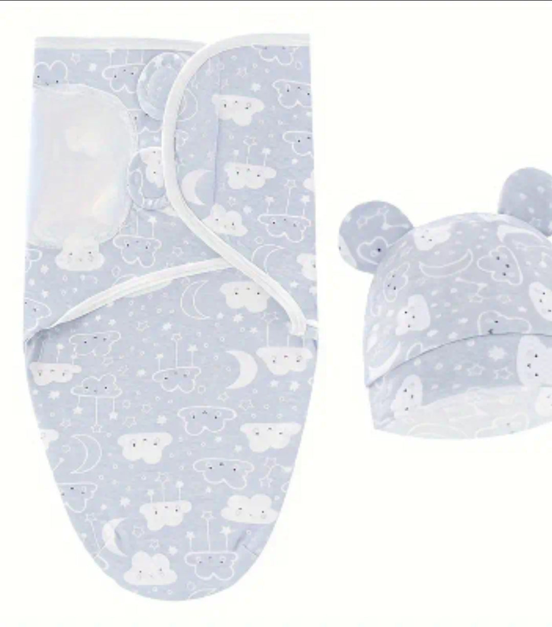 Newborn Swaddle Blanket Set