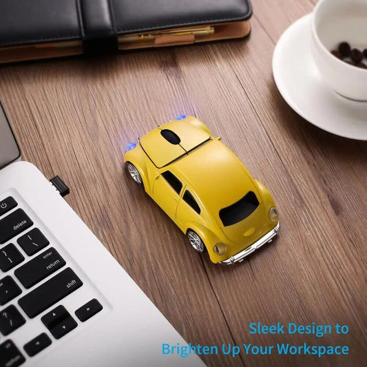 Cartoon Mini Car Wireless Mouse Automotive Mouse