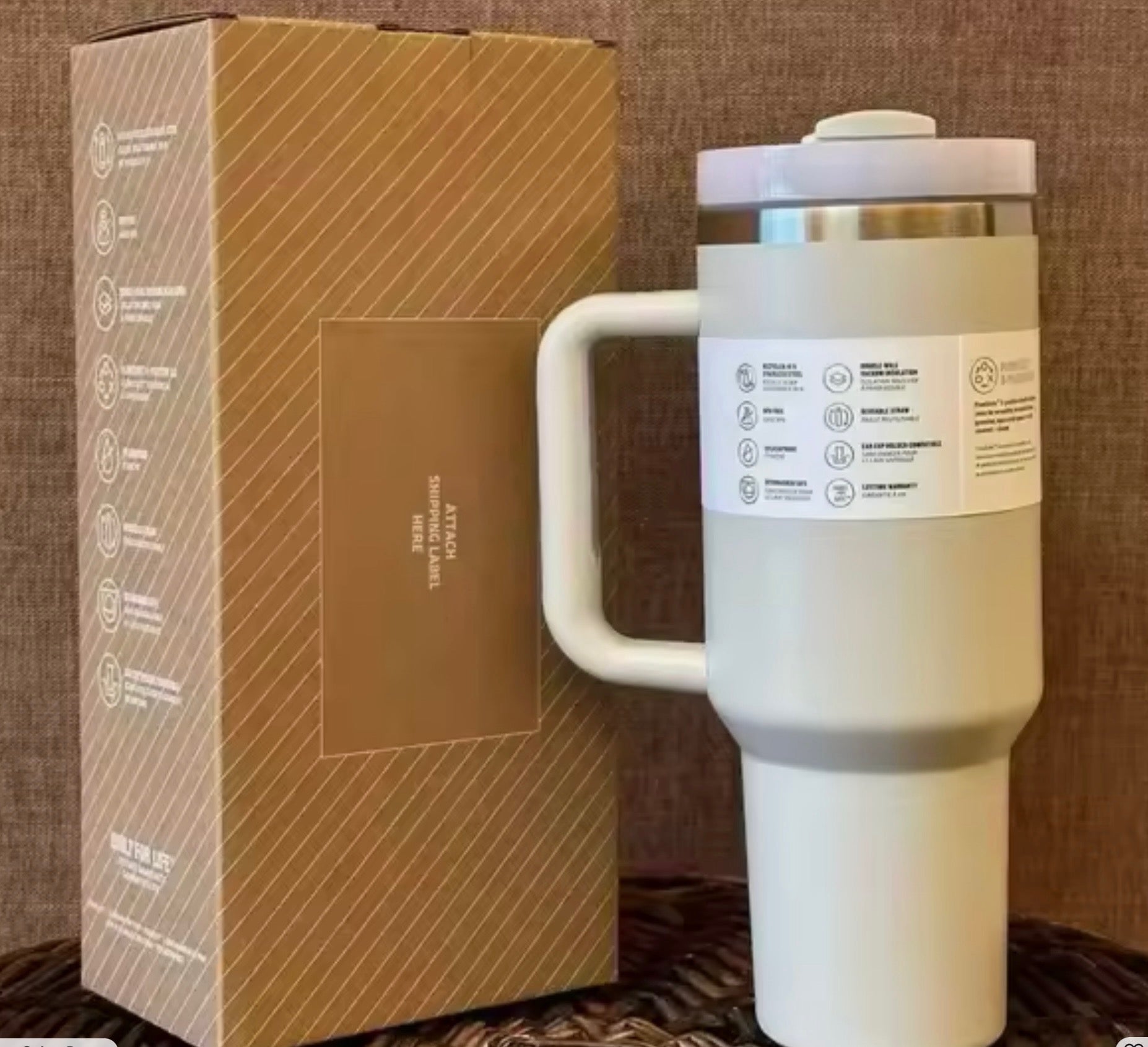 40oz Solid Color Insulated Tumbler — Vacuum Sealed Stainless Steel - Naynie's Treasures