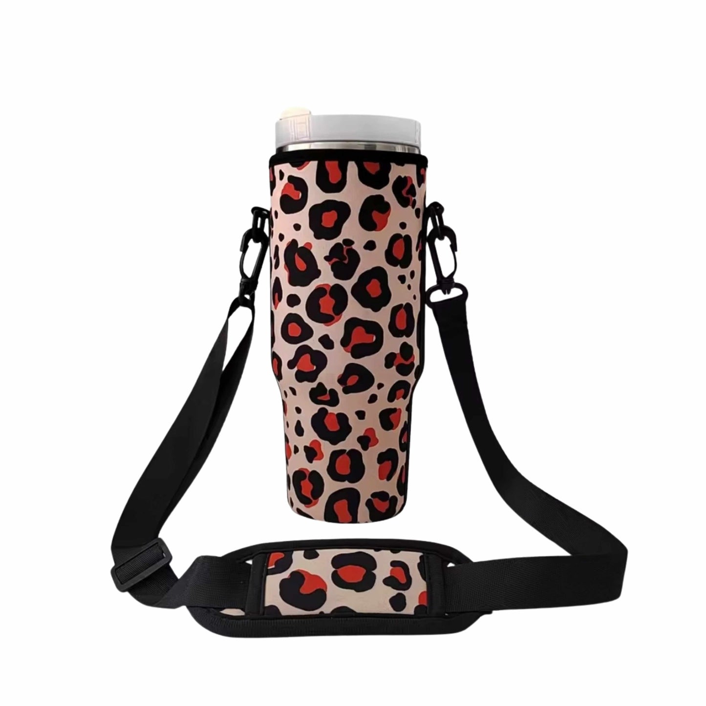 40oz Tumbler Carrier with Adjustable Strap — Insulated Cup Holder Bag - Naynie's Treasures