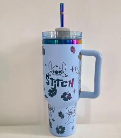 40oz Stanley Stitch Stainless Steel Cup with Lid and Straw