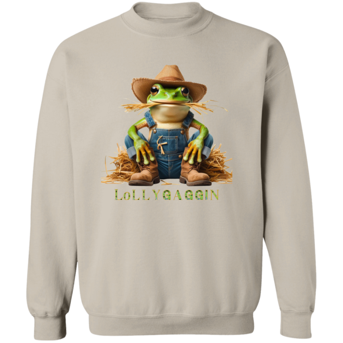 Frog Lollygaggin Pullover Sweatshirt