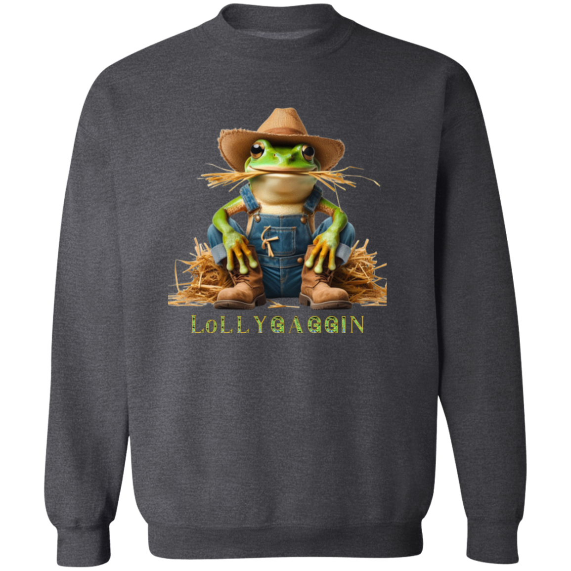 Frog Lollygaggin Pullover Sweatshirt