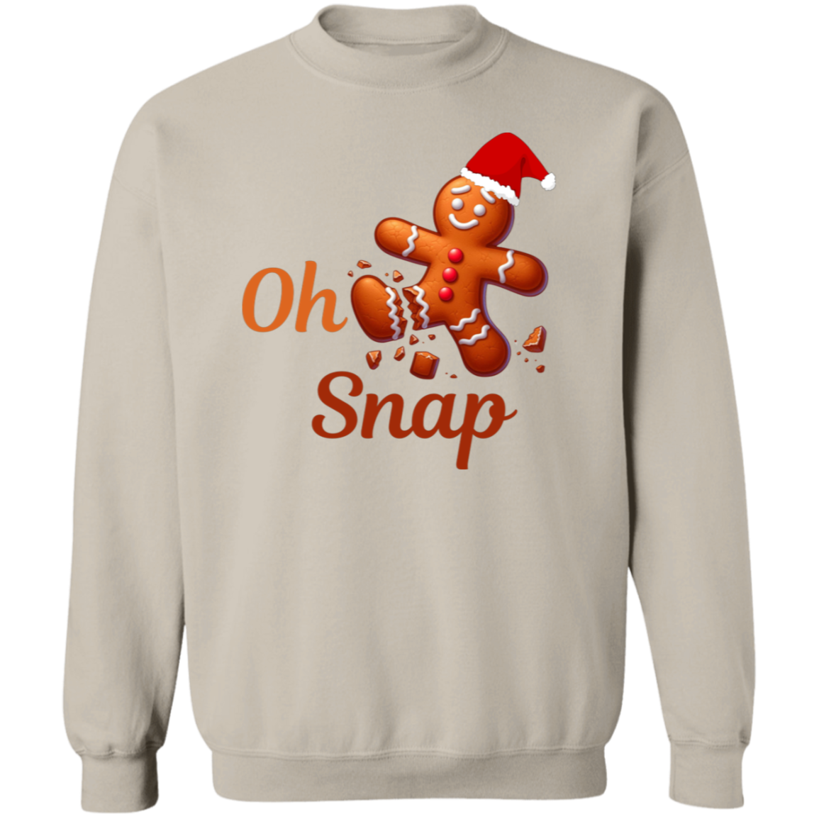 Oh Snap Crewneck Pullover Sweatshirt