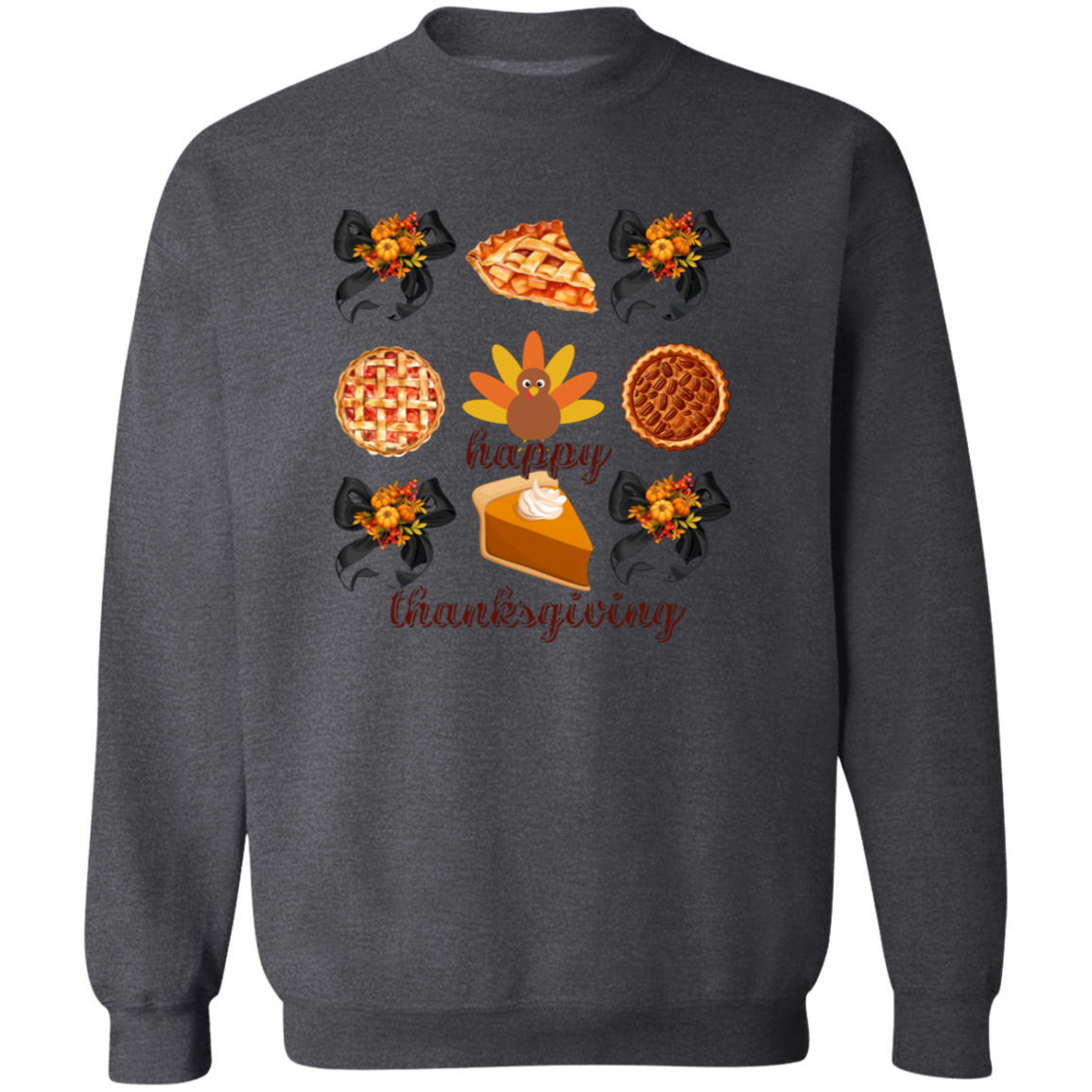 Thanksgiving Pie Pullover Sweatshirt