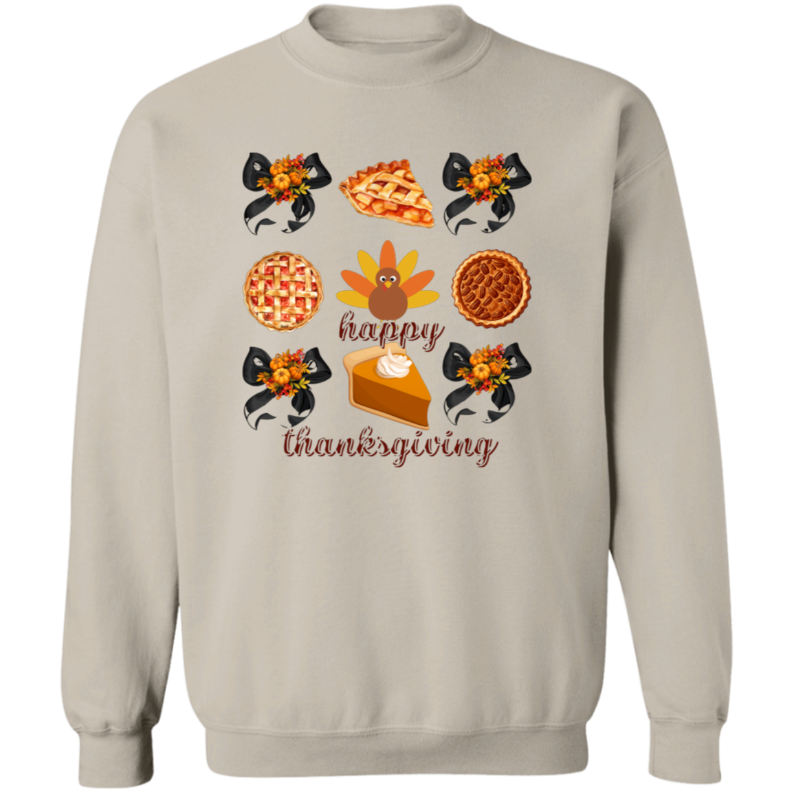 Thanksgiving Pie Pullover Sweatshirt