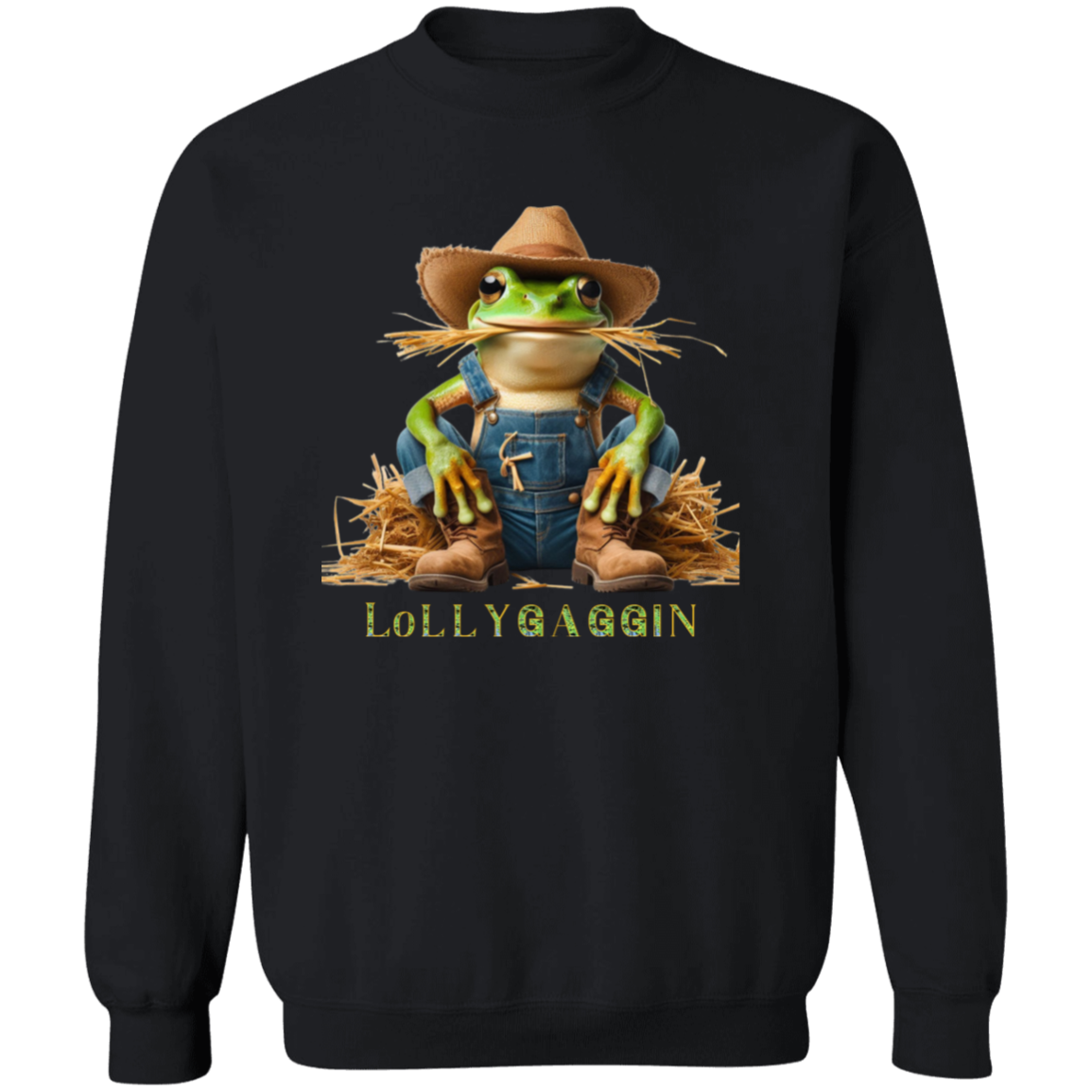 Frog Lollygaggin Pullover Sweatshirt