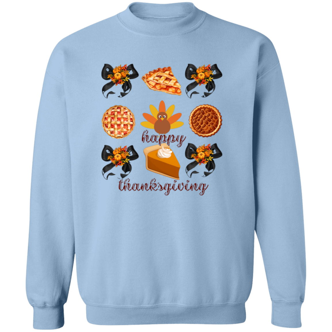 Thanksgiving Pie Pullover Sweatshirt