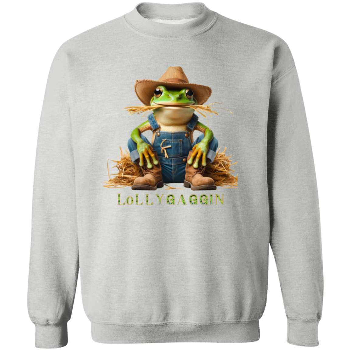 Frog Lollygaggin Pullover Sweatshirt