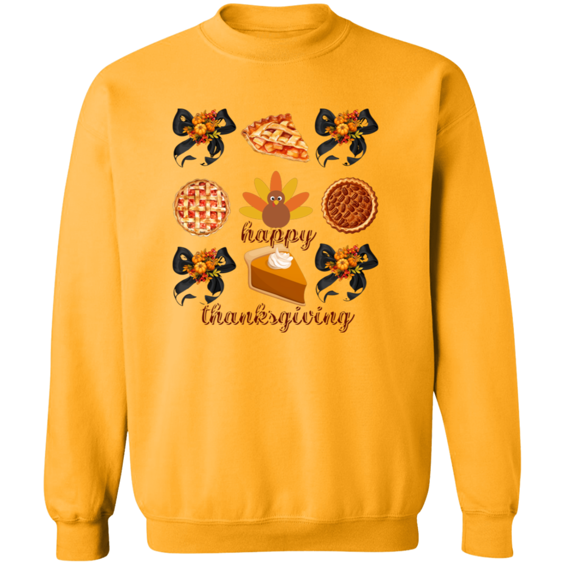 Thanksgiving Pie Pullover Sweatshirt