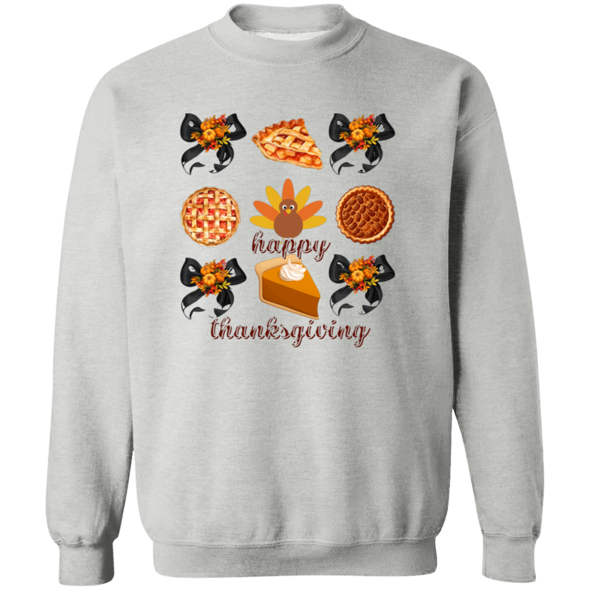 Thanksgiving Pie Pullover Sweatshirt