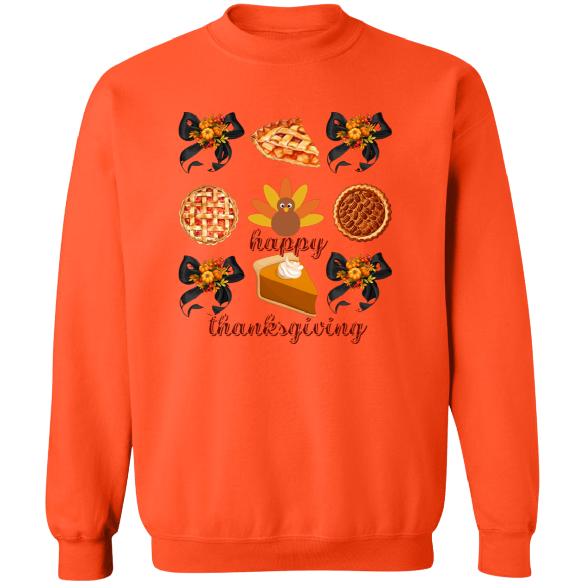 Thanksgiving Pie Pullover Sweatshirt