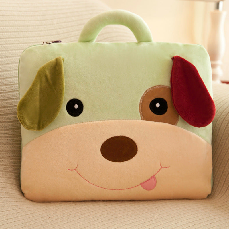 Cartoon Folding Pillow Nap Blanket