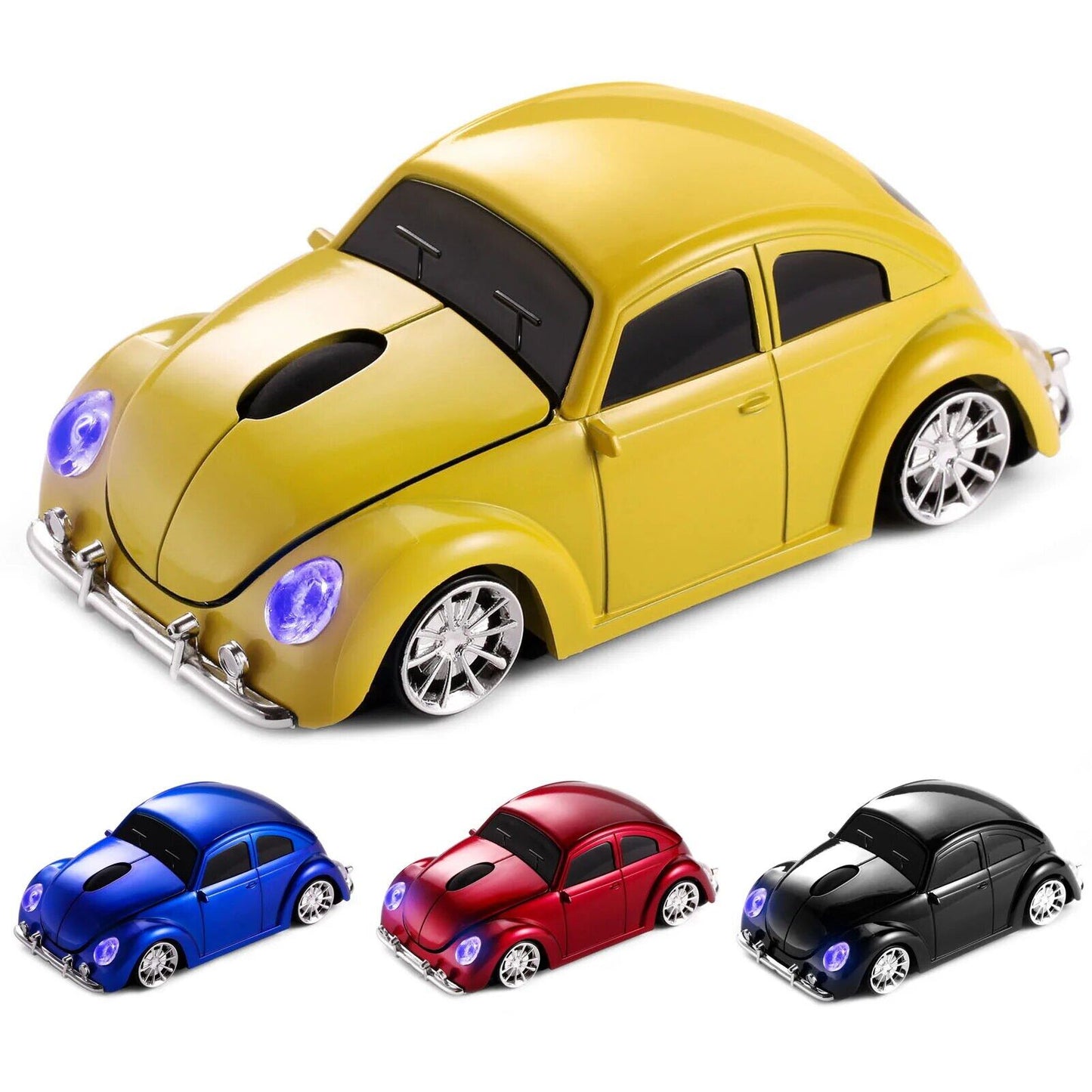 Cartoon Mini Car Wireless Mouse Automotive Mouse