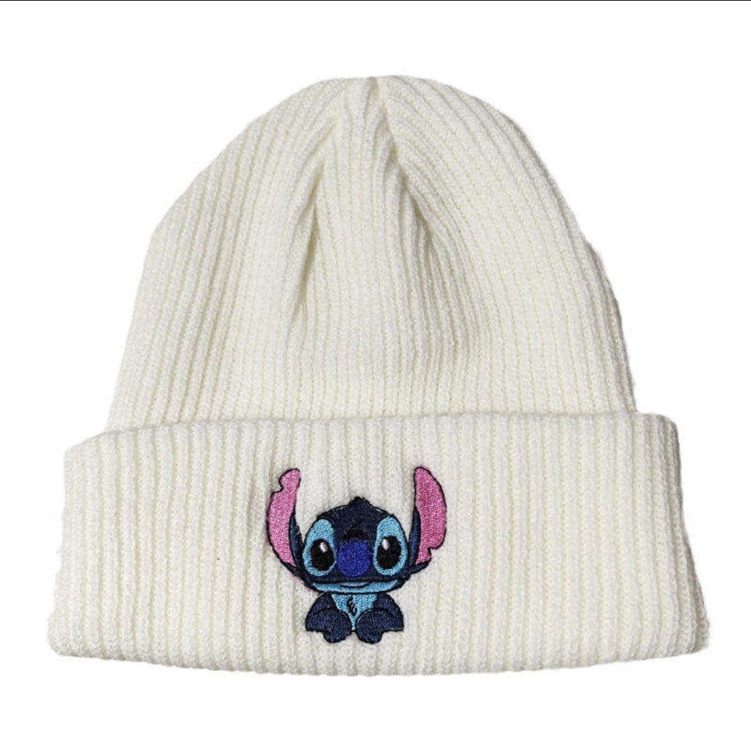 Blue Character Knit Beanie — Cozy Winter Hat for Kids & Adults - Naynie's Treasures