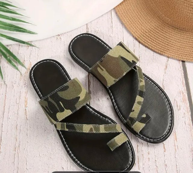 Camo Sandals - Naynie's Treasures