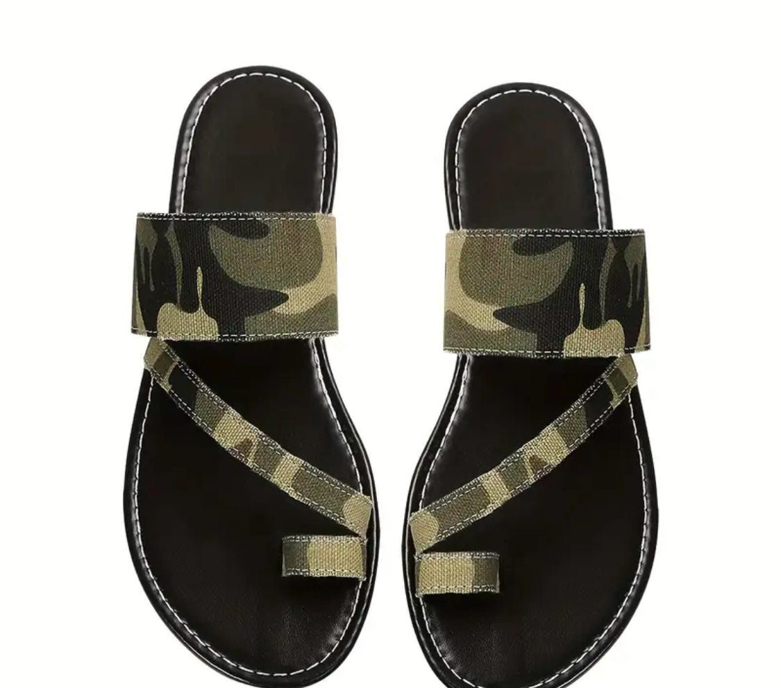 Camo Sandals - Naynie's Treasures