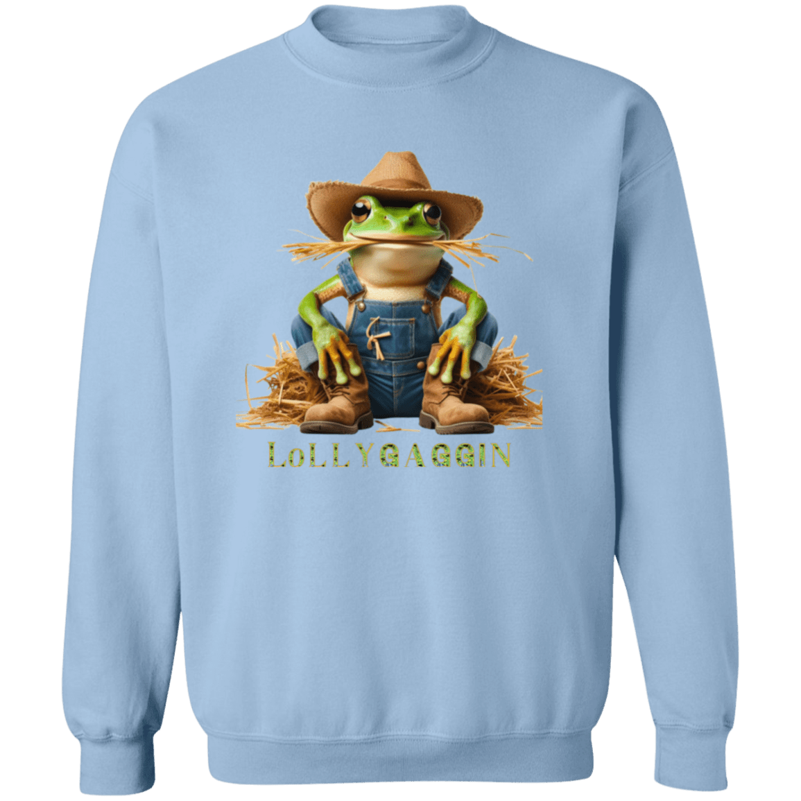 Frog Lollygaggin Pullover Sweatshirt - Naynie's Treasures