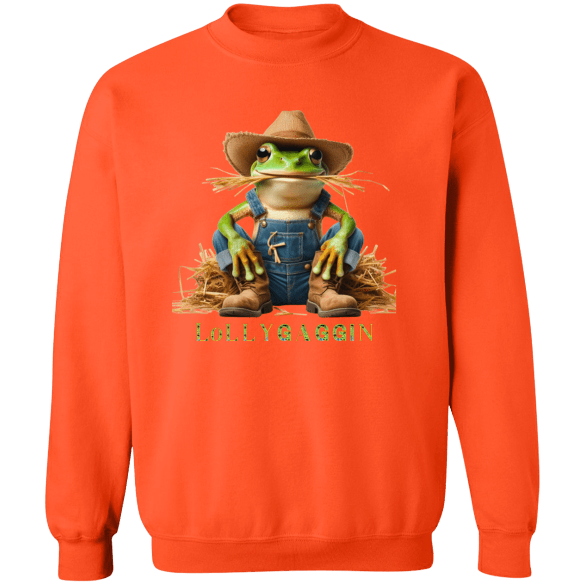 Frog Lollygaggin Pullover Sweatshirt - Naynie's Treasures