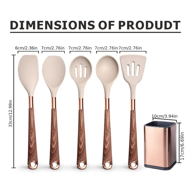 Silicone Cooking Utensils Set