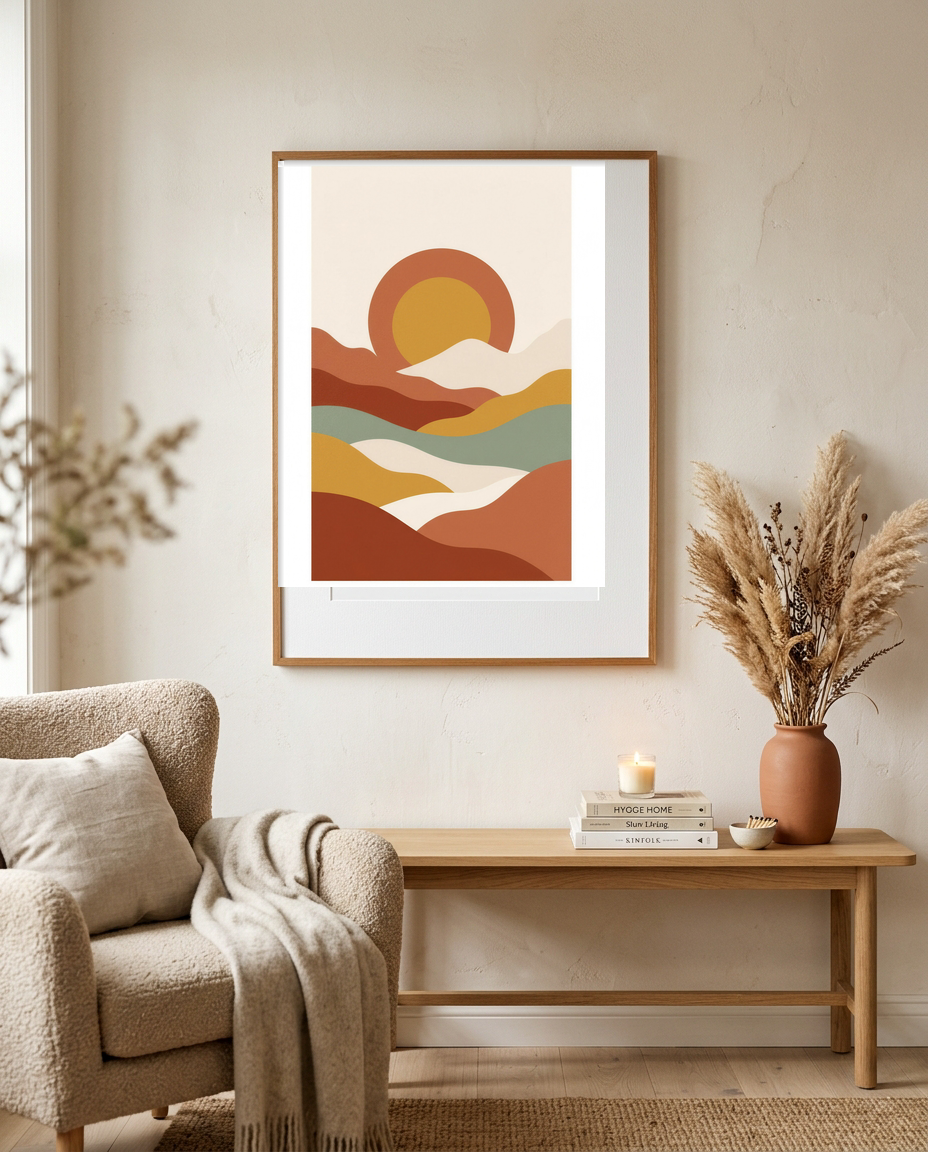 The Cozy Home Art Set — 6 Printable Boho Wall Prints (Instant Download)