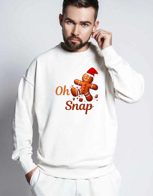 Oh Snap Crewneck Pullover Sweatshirt